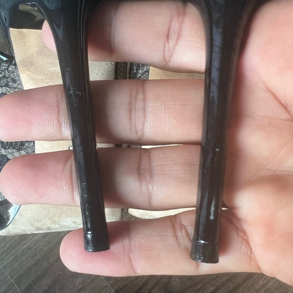 Jimmy Choo Lace Sling Back Heels Size 38 - Picture 9 of 14